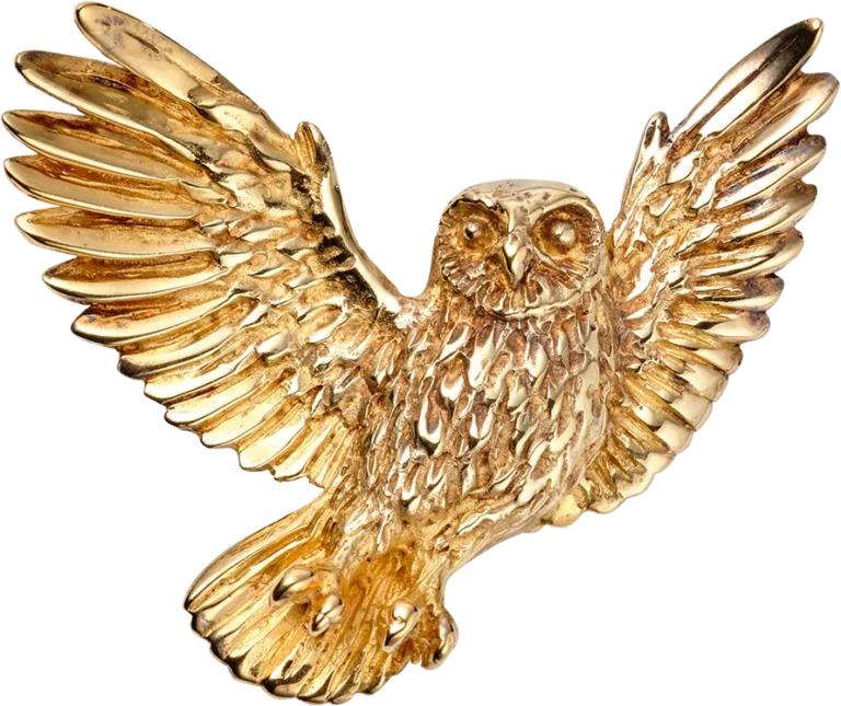 Owl brooch